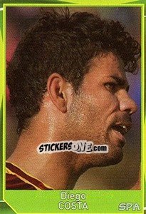 Sticker Diego Costa - Evropsko fudbalsko prvenstvo 2016 n. 160 - G.T.P.R School Shop