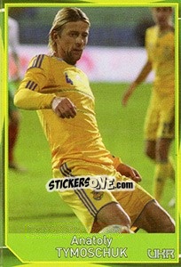 Sticker Anatoliy Tymoshchuk - Evropsko fudbalsko prvenstvo 2016 n. 166 - G.T.P.R School Shop