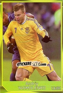 Sticker Andriy Yarmolenko - Evropsko fudbalsko prvenstvo 2016 n. 169 - G.T.P.R School Shop