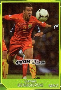 Sticker Daniel Georgievski - Evropsko fudbalsko prvenstvo 2016 - G.T.P.R School Shop