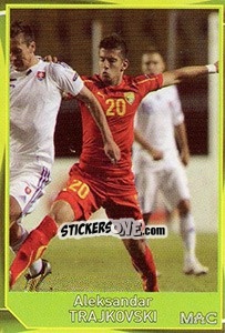 Sticker Aleksandar Trajkovski - Evropsko fudbalsko prvenstvo 2016 - G.T.P.R School Shop