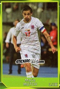 Sticker Mario Mutsch - Evropsko fudbalsko prvenstvo 2016 - G.T.P.R School Shop