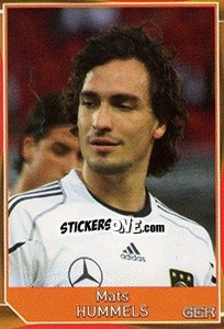 Sticker Mats Hummels - Evropsko fudbalsko prvenstvo 2016 n. 222 - G.T.P.R School Shop