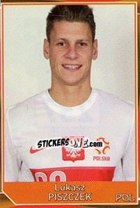 Sticker Lukasz Piszczek - Evropsko fudbalsko prvenstvo 2016 - G.T.P.R School Shop