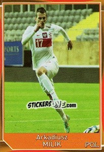 Sticker Arkadiusz Milik - Evropsko fudbalsko prvenstvo 2016 n. 240 - G.T.P.R School Shop
