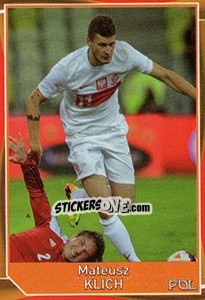 Sticker Mateusz Klich - Evropsko fudbalsko prvenstvo 2016 - G.T.P.R School Shop