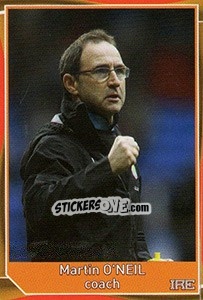 Sticker Martin O'Neill - Evropsko fudbalsko prvenstvo 2016 n. 250 - G.T.P.R School Shop