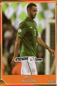 Sticker Marc Wilson - Evropsko fudbalsko prvenstvo 2016 n. 256 - G.T.P.R School Shop