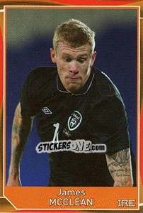 Sticker James McClean - Evropsko fudbalsko prvenstvo 2016 n. 260 - G.T.P.R School Shop