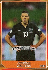 Sticker Jonathan Walters - Evropsko fudbalsko prvenstvo 2016 - G.T.P.R School Shop