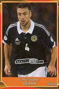 Sticker Christophe Berra (Russell Martin) - Evropsko fudbalsko prvenstvo 2016 n. 267 - G.T.P.R School Shop