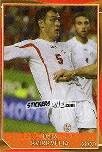 Sticker Dato Kvirkvelia - Evropsko fudbalsko prvenstvo 2016 - G.T.P.R School Shop