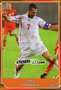 Sticker Jaba Kankava - Evropsko fudbalsko prvenstvo 2016 - G.T.P.R School Shop