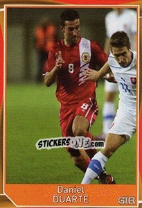 Sticker Daniel Duarte - Evropsko fudbalsko prvenstvo 2016 - G.T.P.R School Shop
