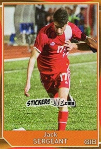 Sticker Jack Sergeant - Evropsko fudbalsko prvenstvo 2016 - G.T.P.R School Shop
