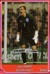 Sticker Joe Hart - Evropsko fudbalsko prvenstvo 2016 n. 291 - G.T.P.R School Shop