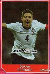 Sticker Steven Gerrard - Evropsko fudbalsko prvenstvo 2016 n. 296 - G.T.P.R School Shop