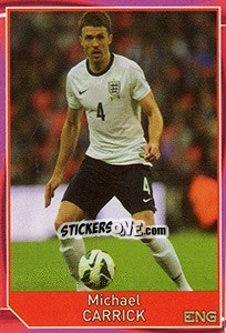 Sticker Michael Carrick - Evropsko fudbalsko prvenstvo 2016 - G.T.P.R School Shop