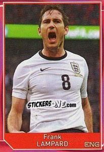 Sticker Frank Lampard - Evropsko fudbalsko prvenstvo 2016 n. 299 - G.T.P.R School Shop