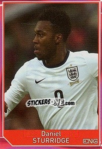 Sticker Daniel Sturridge - Evropsko fudbalsko prvenstvo 2016 n. 301 - G.T.P.R School Shop