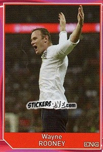 Sticker Wayne Rooney - Evropsko fudbalsko prvenstvo 2016 n. 302 - G.T.P.R School Shop