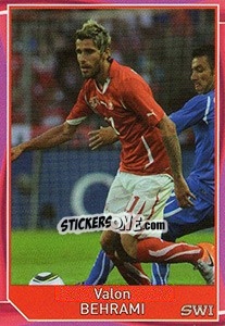 Sticker Valon Behrami - Evropsko fudbalsko prvenstvo 2016 n. 312 - G.T.P.R School Shop