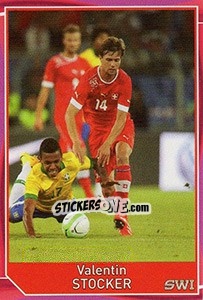 Sticker Valentin Stocker - Evropsko fudbalsko prvenstvo 2016 n. 320 - G.T.P.R School Shop