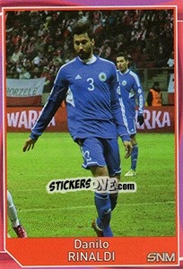 Sticker Danilo Rinaldi - Evropsko fudbalsko prvenstvo 2016 - G.T.P.R School Shop