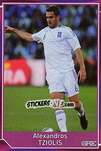 Sticker Alexandros Tziolis - Evropsko fudbalsko prvenstvo 2016 n. 368 - G.T.P.R School Shop