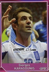 Sticker Giorgos Karagounis - Evropsko fudbalsko prvenstvo 2016 n. 373 - G.T.P.R School Shop