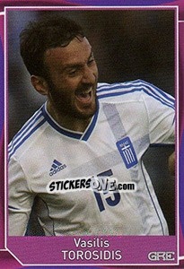 Sticker Vasilis Torosidis - Evropsko fudbalsko prvenstvo 2016 n. 375 - G.T.P.R School Shop