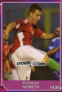 Sticker Krisztian Nemeth - Evropsko fudbalsko prvenstvo 2016 n. 391 - G.T.P.R School Shop
