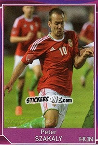 Sticker Peter Szakaly - Evropsko fudbalsko prvenstvo 2016 n. 392 - G.T.P.R School Shop