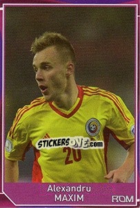 Sticker Alexandru Maxim - Evropsko fudbalsko prvenstvo 2016 n. 403 - G.T.P.R School Shop