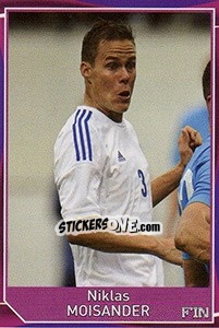 Sticker Niklas Moisander - Evropsko fudbalsko prvenstvo 2016 n. 411 - G.T.P.R School Shop