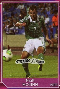 Sticker Niall McGinn - Evropsko fudbalsko prvenstvo 2016 n. 424 - G.T.P.R School Shop