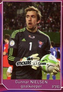 Sticker Gunnar Nielsen - Evropsko fudbalsko prvenstvo 2016 n. 426 - G.T.P.R School Shop