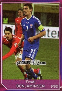 Sticker Frodi Benjaminsen - Evropsko fudbalsko prvenstvo 2016 - G.T.P.R School Shop