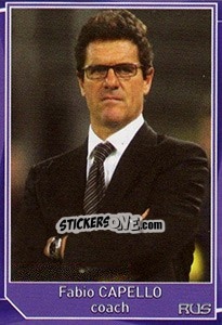 Sticker Fabio Capello - Evropsko fudbalsko prvenstvo 2016 n. 434 - G.T.P.R School Shop