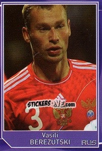 Sticker Vasili Berezutski - Evropsko fudbalsko prvenstvo 2016 n. 437 - G.T.P.R School Shop