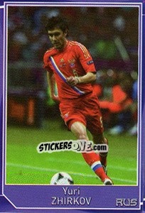Sticker Yuri Zhirkov - Evropsko fudbalsko prvenstvo 2016 - G.T.P.R School Shop