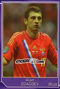 Sticker Alan Dzagoev - Evropsko fudbalsko prvenstvo 2016 n. 442 - G.T.P.R School Shop