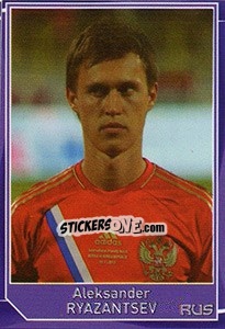 Sticker Aleksandr Ryazantsev - Evropsko fudbalsko prvenstvo 2016 n. 444 - G.T.P.R School Shop