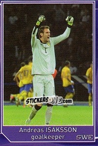 Sticker Andreas Isaksson - Evropsko fudbalsko prvenstvo 2016 n. 451 - G.T.P.R School Shop