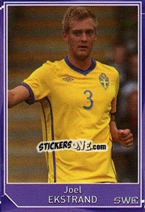 Sticker Joel Ekstrand - Evropsko fudbalsko prvenstvo 2016 - G.T.P.R School Shop
