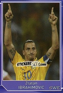 Sticker Zlatan Ibrahimovic - Evropsko fudbalsko prvenstvo 2016 n. 462 - G.T.P.R School Shop