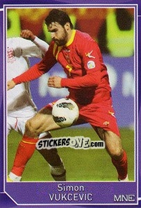 Sticker Simon Vukcevic - Evropsko fudbalsko prvenstvo 2016 - G.T.P.R School Shop