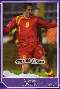 Sticker Stevan Jovetic - Evropsko fudbalsko prvenstvo 2016 n. 478 - G.T.P.R School Shop