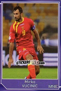 Sticker Mirko Vucinic - Evropsko fudbalsko prvenstvo 2016 n. 480 - G.T.P.R School Shop
