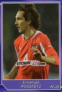 Sticker Emanuel Pogatetz - Evropsko fudbalsko prvenstvo 2016 n. 483 - G.T.P.R School Shop